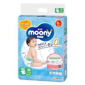 Bỉm Moony xanh Tiêu chuẩn nhập khẩu