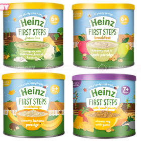 Bột ăn dặm Heinz hộp
