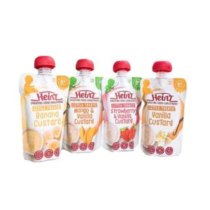 Váng Sữa Heinz Úc cho bé 6m+ Dâu, Chuối, Xoài, Vani